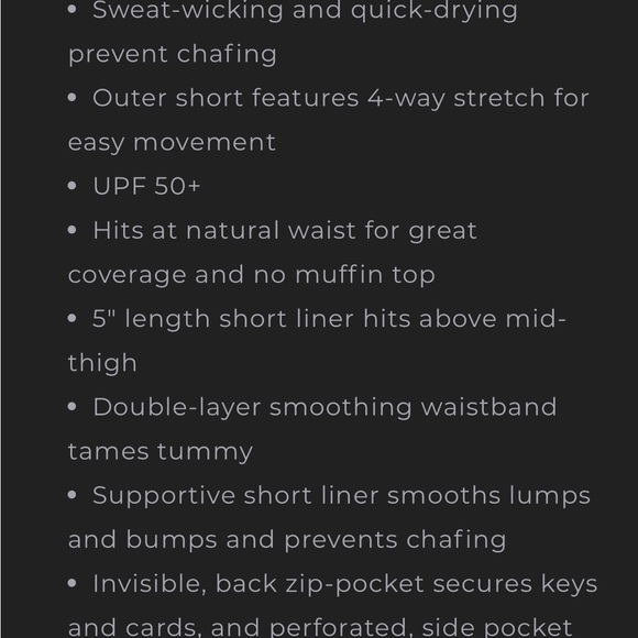SPANX double layer shorts with phone pocket-medium NWOT - Picture 4 of 12
